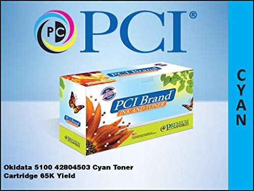 PCI Marka Uyumlu Toner Kartuşu Değiştirme için Okidata 5100 42804503 Mavi Toner Kartuşu 5 K Verim