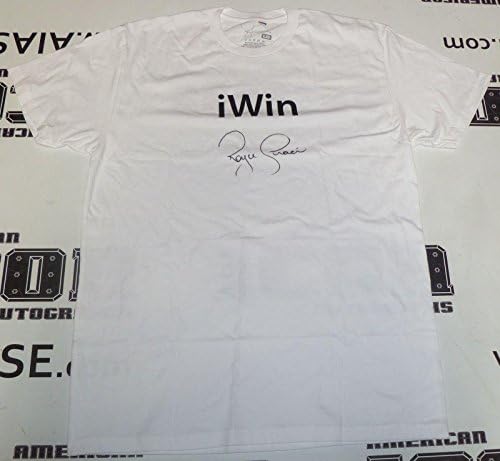 Royce Gracie İmzalı Resmi ıWin Gömlek PSA / DNA COA UFC HOF 2003 erkek Büyük L 1 İmzalı UFC Çeşitli Ürünler