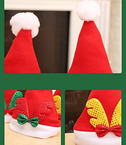 Sevimli Boynuzları Pullu Noel Şapka Özel Ad Noel Parti Malzemeleri, tatil Parti İyilik Hediyeler için Çocuk