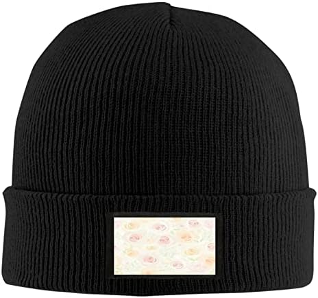 Vektör Pastel Renkli Güller Kadın Örme Şapka Eşarp Seti Kış Sıcak Kalınlaşmak Tığ Bere Şapka Kap Açık Kayak