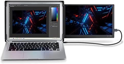 P1 12 Dizüstü Bilgisayar için Taşınabilir Monitör, Full HD IPS Ekran, Dizüstü Bilgisayar Monitörü Ekranı için, Mac,PC, 13”-16”