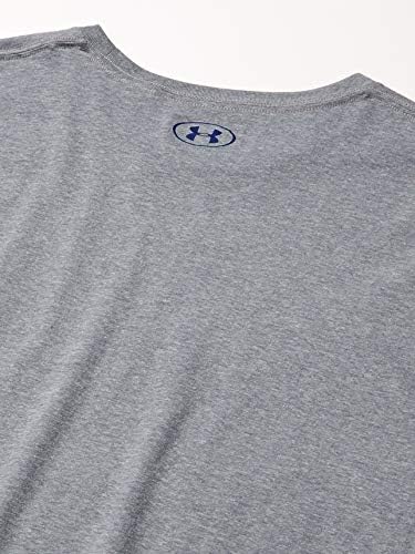 Zırh altında erkek Sportstyle dolgu Logo uzun eğitim egzersiz T-Shirt