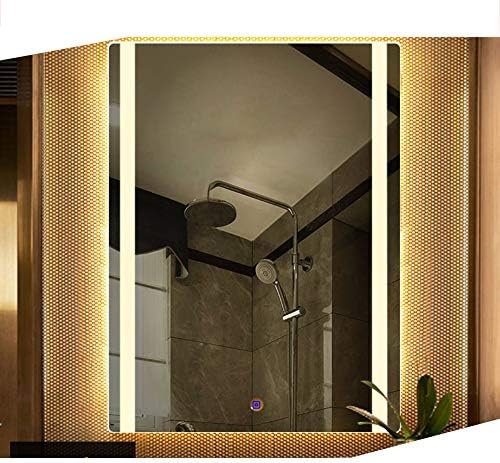 ZYFA Banyo makyaj aynası,Duvara monte LED ışıklı Ayna, Dokunmatik Ekran Anahtarı, Tıraş için ışıklı makyaj aynası, Ev veya