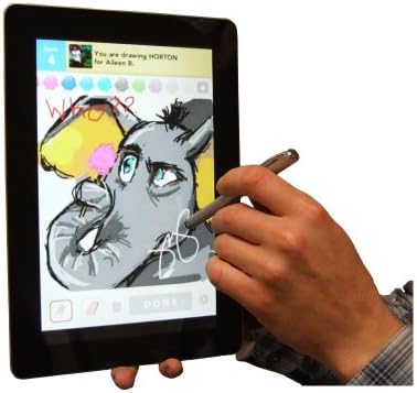 MiTAB Kapasitif Kalem, Samsung Galaxy Tab 2 10.1 ile Uyumlu Dokunmatik Ekranlı Akıllı Telefon ve Tablet Kalemi. (Uygulama ile