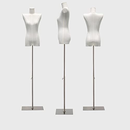 SQYY Giyim Mağazası Modeli Sahne Kadın Büstü Pencere Ekran Standı Bebek Kostüm Modeli Kurulumu kolay, 360 Rotasyon( Renk: Siyah)