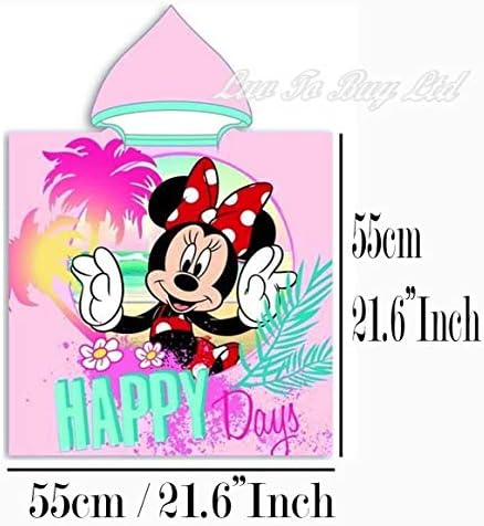 ND Disney Minnie Mouse Kapşonlu Panço Havlu