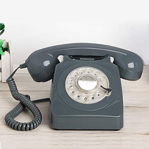 Benotek Telefon, Kablolu Sabit Telefonlar için Ev, Retro Eski Moda Ev Telefonu ile Döner Tuş Takımı, Antik Eski Moda Telefonlar