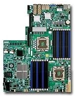 Supermicro MBD-X8DTU-6TF + -LR Çift LGA 1366 6 SATA Portu üzerinden ICH10R Çift 10 Gigabit w/SPF Çift GbE LAN Portları IPMI