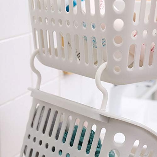 Depolama Raf Asukohu Plastik Asılı Duş Sepeti İçin Kanca İle Banyo Yatak Odası Mutfak Enkaz Depolama Tutucu