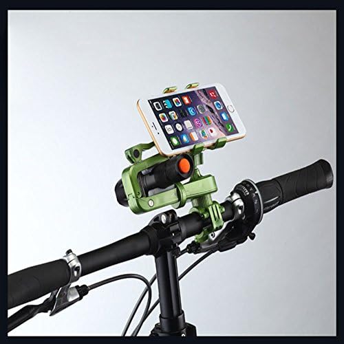 GKPR Bisiklet Telefon Dağı Bisiklet Tutucu, Smartphone GPS diğer Cihazlar, bisiklet telefon dağı ile bir çıkarılabilir el feneri