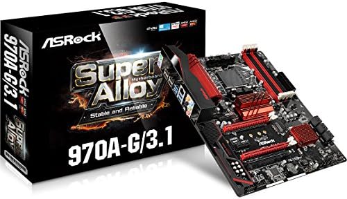 ASRock 970A-G/3.1 Soket AM3+/ AMD 970/ DDR3/ Dörtlü CrossFireX/ SATA3 ve USB3.1/ M. 2/ A ve GbE/ ATX Anakart