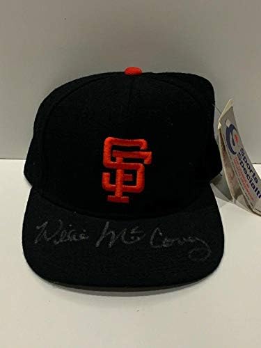 Willie McCovey San Francisco Giants İmzalı İmza Şapkası PSA DNA İmzalı Şapkalar