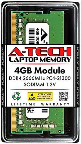 Acer Aspire 5 ıçin A-Tech 4 GB RAM A515-54G-7119 Dizüstü / DDR4 2666 MHz SODIMM PC4-21300 (PC4-2666V) Olmayan ECC 1.2 V 260-Pin
