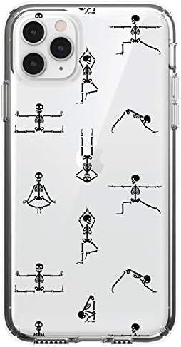Distinctİnk Temizle Darbeye Hibrid Vaka iPhone 11 Pro MAX (6.5 Ekran) - TPU Tampon, Akrilik Geri, Temperli Cam Ekran Koruyucu-Yoga