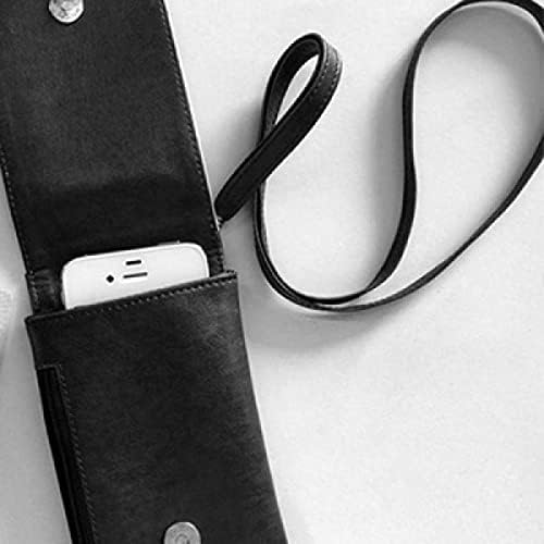 Kaplan Kral Hayvan Art Deco Hediye Moda Telefon cüzdan çanta asılı cep kılıfı siyah Cep