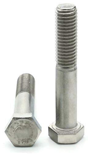 Altıgen Kapak Vidaları 18-8 Paslanmaz Çelik-1/2-13 x 5-1 / 4 PT Adet-1.000