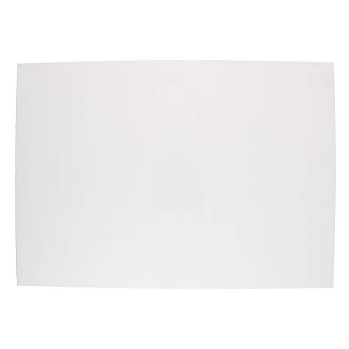 Jutagoss Akrilik Levha 11.69x 8.26, A4 Şeffaf Plastik Pleksi Cam Kurulu DIY Ekran Projeleri için 1 adet Sütlü Beyaz