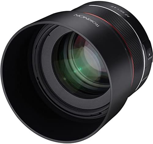 Rokinon AF 85mm f/1.4 nikon için lens F + 3 Parçalı Çok Kaplamalı HD Filtre Seti + Tutun Co. Lens Kılıfı-Büyük + Forvet Deluxe