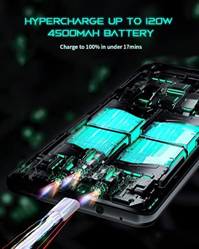 Siyah Köpekbalığı 4 Kilitli Telefon, 5G Oyun Telefonu, Hızlı Şarj 120W Cep Telefonu 12 + 256GB, 144Hz Snapdragon 870 Android