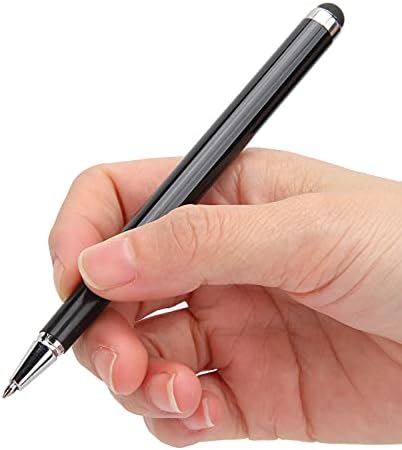 Stylus Kalem, Metal Dayanıklı Tablet Kalemi Yazma için Çizim için Yüksek Hassasiyet (siyah)