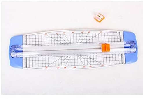 Rulercutting Makinesi ile ZHGYD Kağıt Giyotin Kağıt Kesici Kağıt Giyotin El Yapımı Eğme (Renk: Mavi, Boyut: 41x13x5 cm)