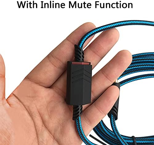 Meijunter Yedek Inline Dilsiz Kablo ile Uyumlu Astro A10 A40 A30 A50 oyun kulaklığı / PS4 / Xbox One / Anahtarı-Ses Kablosu