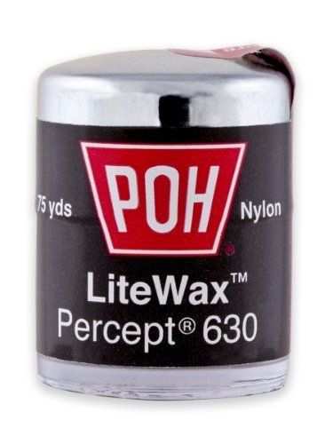 POH Percept 630 Siyah Diş İpi LiteWax 75 Metre - 12/Kutu