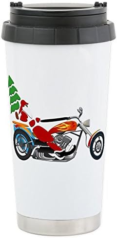 Paslanmaz Çelik Seyahat içecek Kupa Tatil Biker Santa onun Motosiklet / Chopper