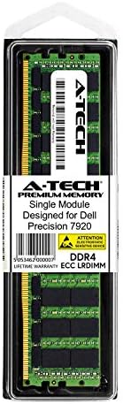 A-Tech 32 GB Modülü Dell Precision 7920-DDR4 PC4-21300 2666 MHz ECC Yükü Azaltılmış LRDIMM 2Rx4-Sunucuya Özel Bellek Ram (AT316785SRV-X1L1)
