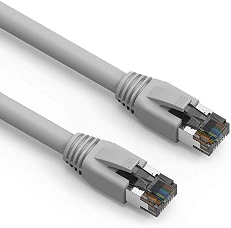 Fuji Laboratuarları Kedisi.8 S/FTP Ethernet Ağ Kablosu 2GHz 40G (Gri) (1 Ft)