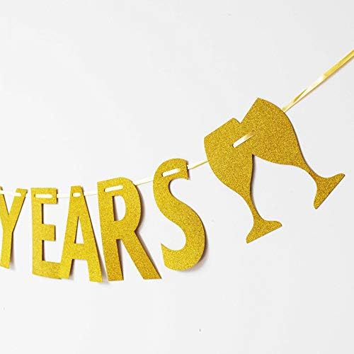 MAGJUCHE Altın glitter Şerefe 68 yıl afiş, 68th doğum günü partisi süslemeleri
