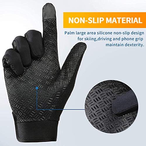 HELPMATE egzersiz eldivenleri, Anti-Kayma Tam Palm Koruma Spor Eldiven Erkekler & Kadınlar için, dokunmatik Ekran Eldiven için