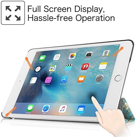 Fintie ipad kılıfı Mini 4-Slimshell Hafif Akıllı Standı koruyucu kapak ile Otomatik Uyku / Wake Özelliği için iPad Mini 4(