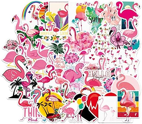 Japon günlüğü Flamingo sevimli etiket karalama defteri kırtasiye levha öğretmen malzemeleri rüya hayvan etiket 50Pcs