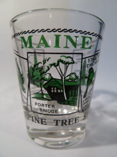 Maine Manzara Yeşil Atış Cam