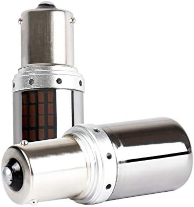 BAU15S PY21W 1156 S25 LED ampuller Amber sarı dönüş sinyal ışıkları hata ücretsiz hiçbir Anti hiper flaş kuyruk lambaları ön