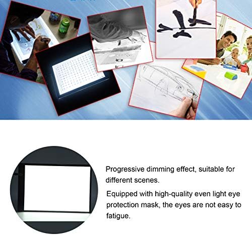 Çizim kutusu Aracı, üç-Hız Karartma Fonksiyonu LED ışık kurulu Ultra-hafif Ayarlanabilir Yüksek Parlaklık USB arayüzü ile USB