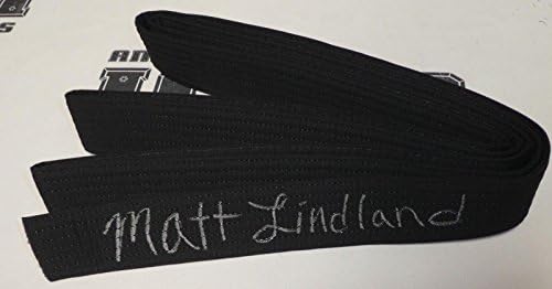 Matt Lindland, Siyah Kuşak BAS Beckett COA UFC İmzasını İmzaladı 29 31 36 37 41 45 - İmzalı UFC Çeşitli Ürünler