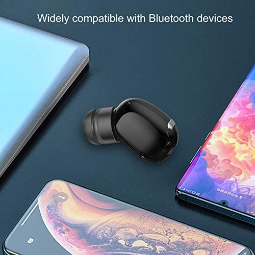 Ağırlaştırmak Kablosuz Kulaklık Bluetooth V5. 0 Kulaklıklar Tek Mini Kablosuz kulakiçi, IPX6 Su Geçirmez Dokunmatik Kontrol