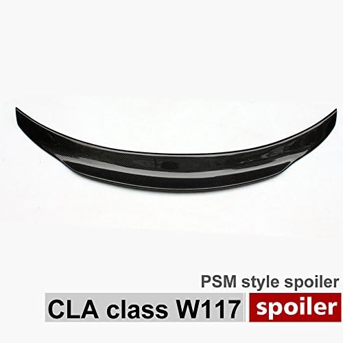 Mercedes Benz CLA class W117 için PSM stil karbon fiber arka spoiler