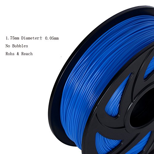 LEE FUNG ABS 3D Yazıcı Filament 1.75 mm, 1 kg (2.2 lbs) Biriktirme, Boyutsal Doğruluk + / -0.05 mm Mavi