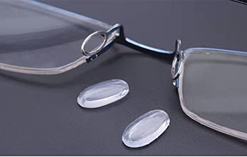 HeCheng Temizle Kauçuk Silikon Itme Tipi Burun Yastıkları Adet Tomurcukları Gözlük Güneş Gözlüğü Çerçeveleri Okuma Göz Aşınma