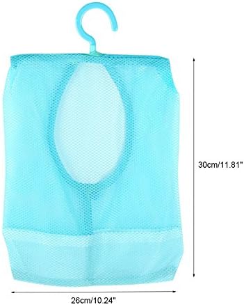 Asılı Depolama Örgü Çanta?kanca ile Banyo Depolama Örgü Çanta Kanca Duş Tuvalet Çanta Makyaj Kozmetik saklama çantası Banyo