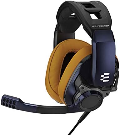 EPOS I Sennheiser GSP 602 - Kablolu Kapalı Akustik Oyun Kulaklığı, Gürültü Önleyici Mikrofon, Özelleştirilebilir Temas Basıncına