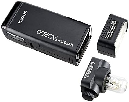 Godox AD200 200ws 2.4 G TTL Cep Flaş Speedlite Strobe 1/8000 HSS Monolight ile 2900 mAh Lityum Pil & 24 x 24 softbox & S-Tipi