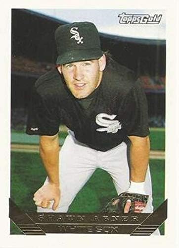 1993 Topps Altın Beyzbol 582 Shawn Abner Chicago White Sox Topps Şirketinden Resmi MLB Ticaret Kartı