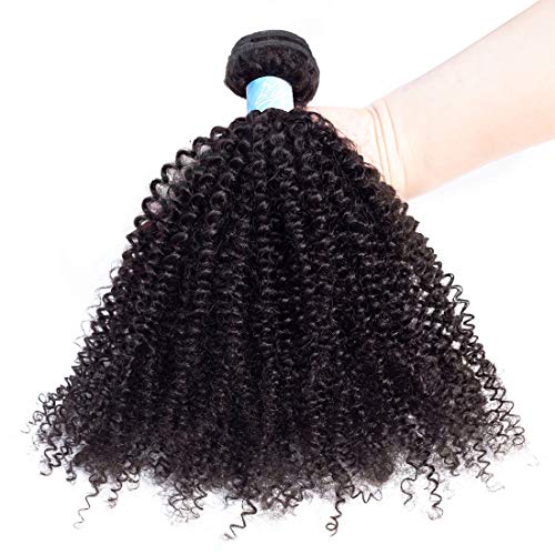 BLY 7A Moğol Afro Kinky Kıvırcık insan saçı 3 Demetleri Işlenmemiş Saç Örgü Atkı Büyük Saç Afrika Amerikan Kadınlar ıçin Doğal