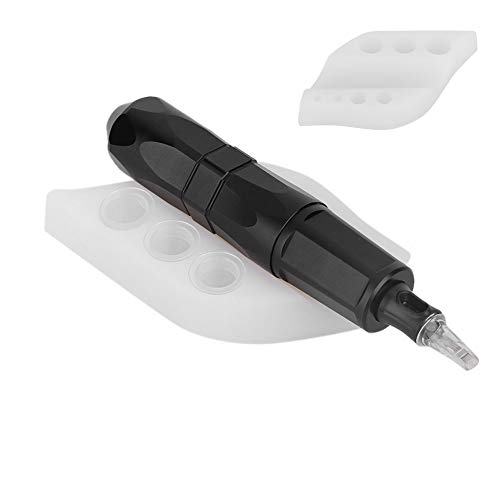 ASOMİMulti-fonksiyonel Silikon Microblading Kalem Raf Dövme Mürekkep Pigment Bardak Tutucu Standı (beyaz)