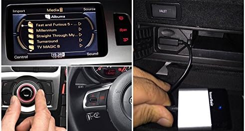 Bovee Kablosuz Araç Kiti ile Uyumlu 2015 Audi A4 A2DP-AMI MMI Android ve iPhone Kablosuz Adaptör için araba iPod Entegrasyon