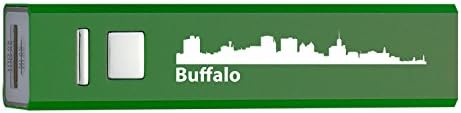 Buffalo, New York-Taşınabilir 2600 mAh Cep Telefonu Şarj Cihazı-GRN